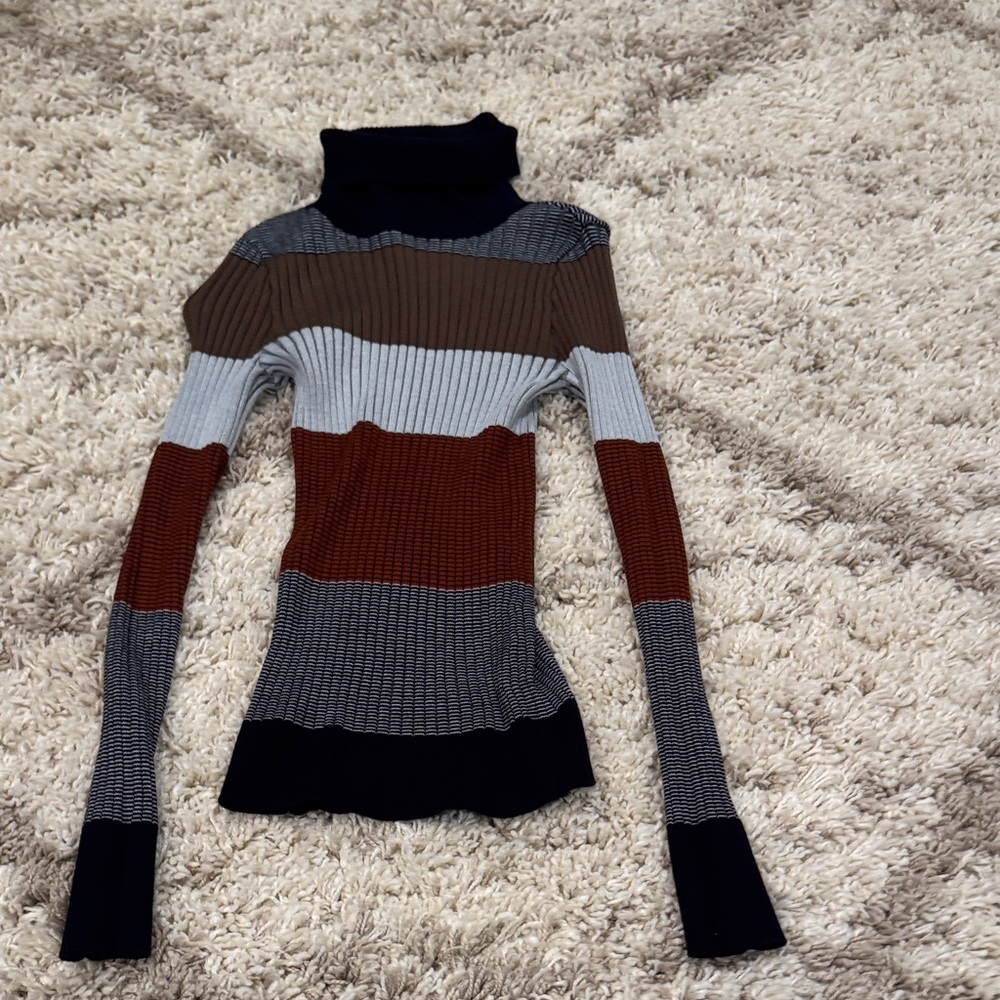 Fashion Nova Multicolor Turtleneck Sweater